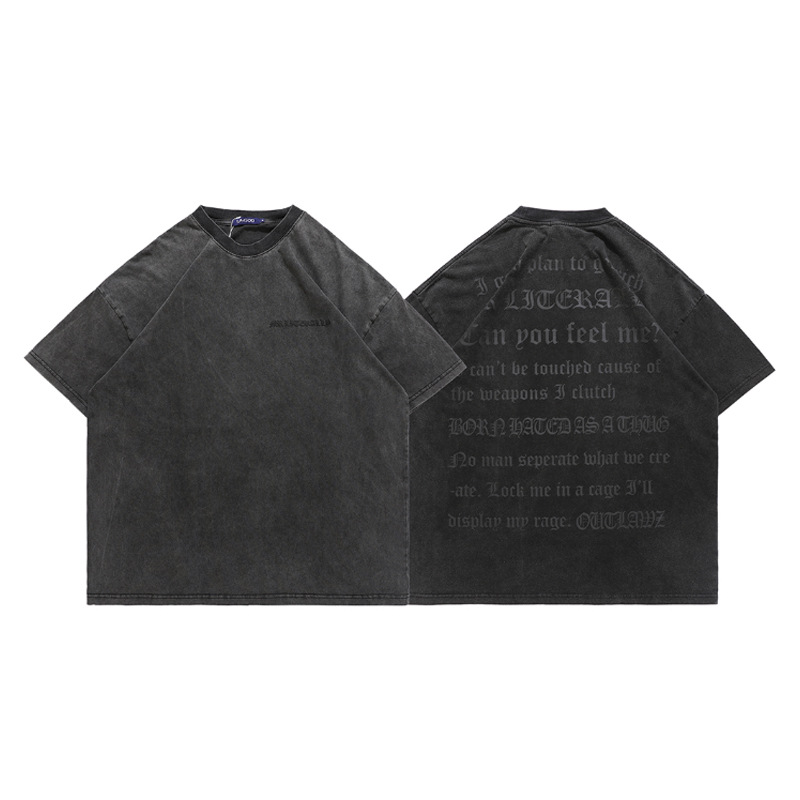 Foam printed short sleeve T-shirt man 33