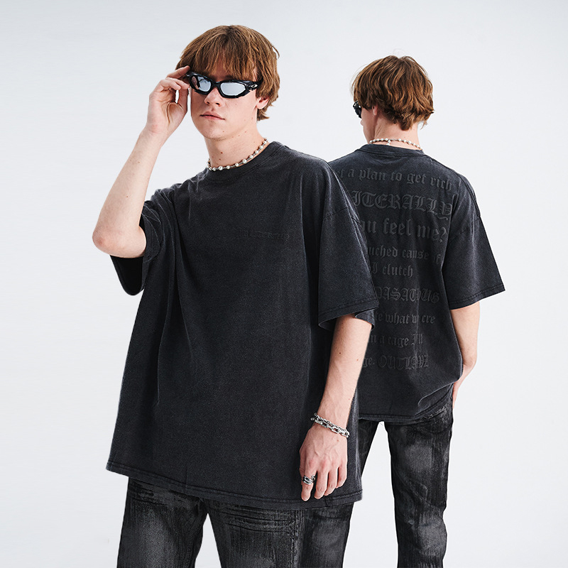 Foam printed short sleeve T-shirt man 33