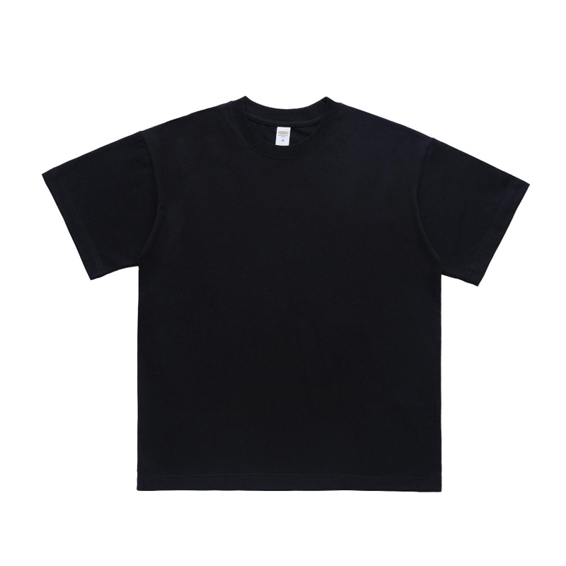 Normal neckline short-sleeved loose basic T-shirt 18