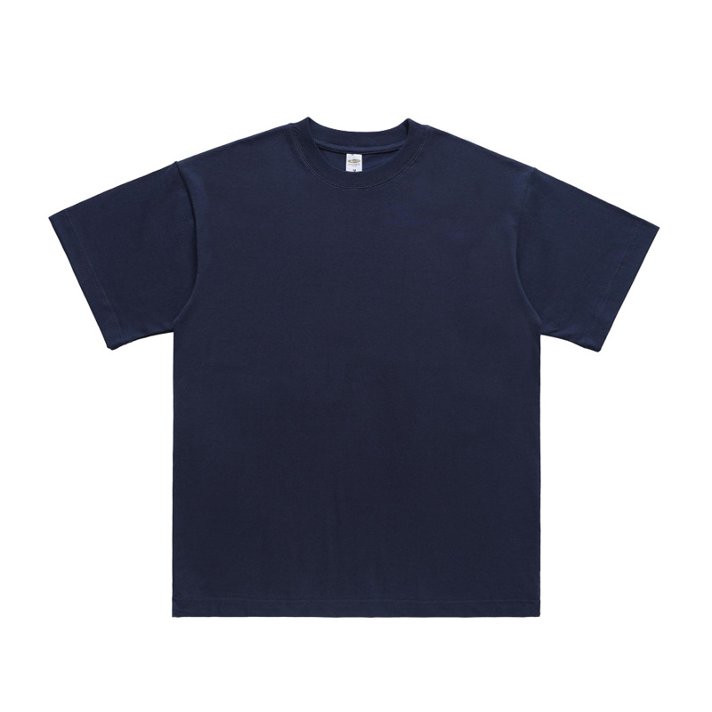 Normal neckline short-sleeved loose basic T-shirt 18