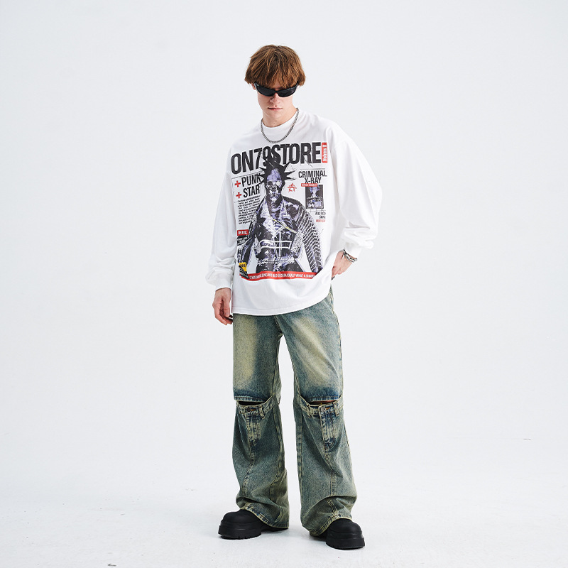 American retro casual T-shirt 68