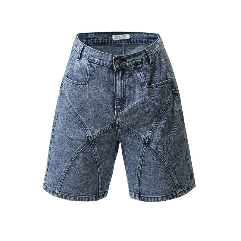 American style retro washed casual trousers 65