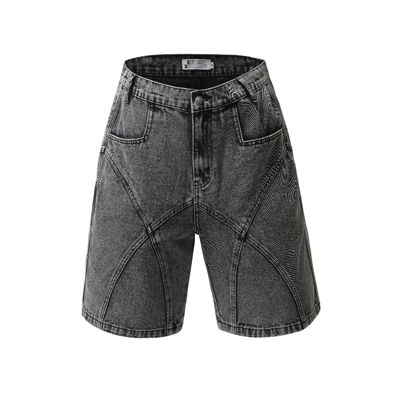 American style retro washed casual trousers 65
