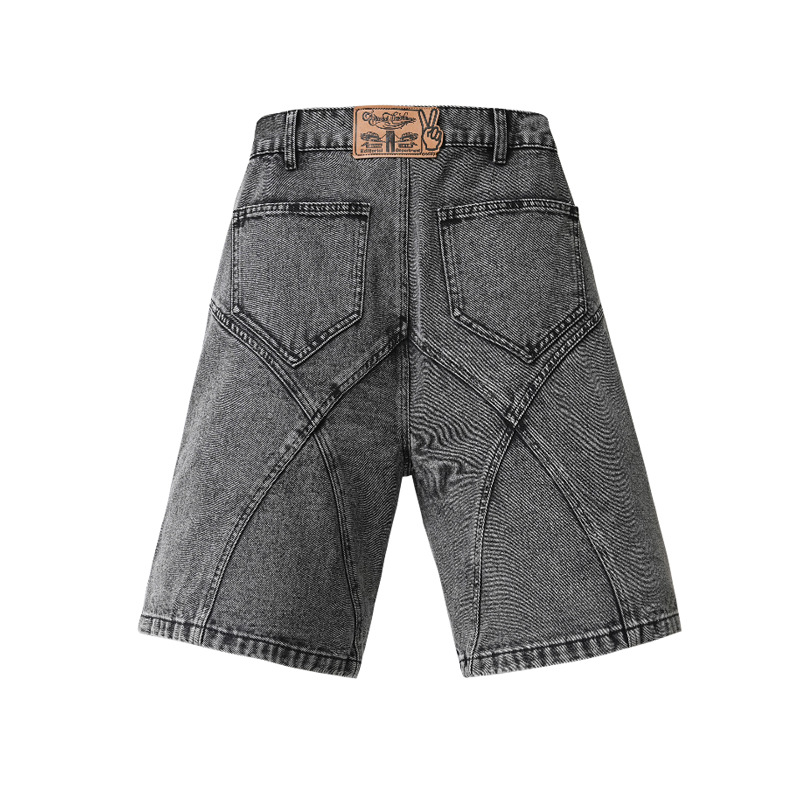 American style retro washed casual trousers 65