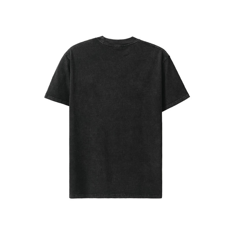 Rap American retro small round neck high street rock T-shirt 36