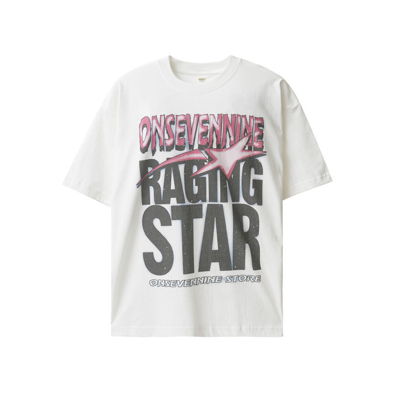 Printed hip-hop high street loose T-shirt 38