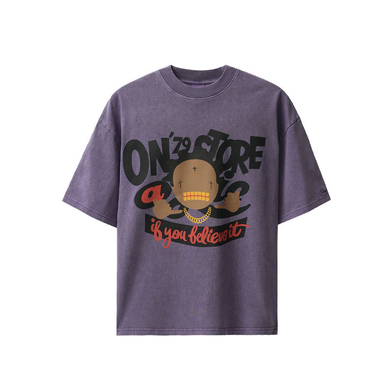 Loose niche American unisex T-shirt tops 37