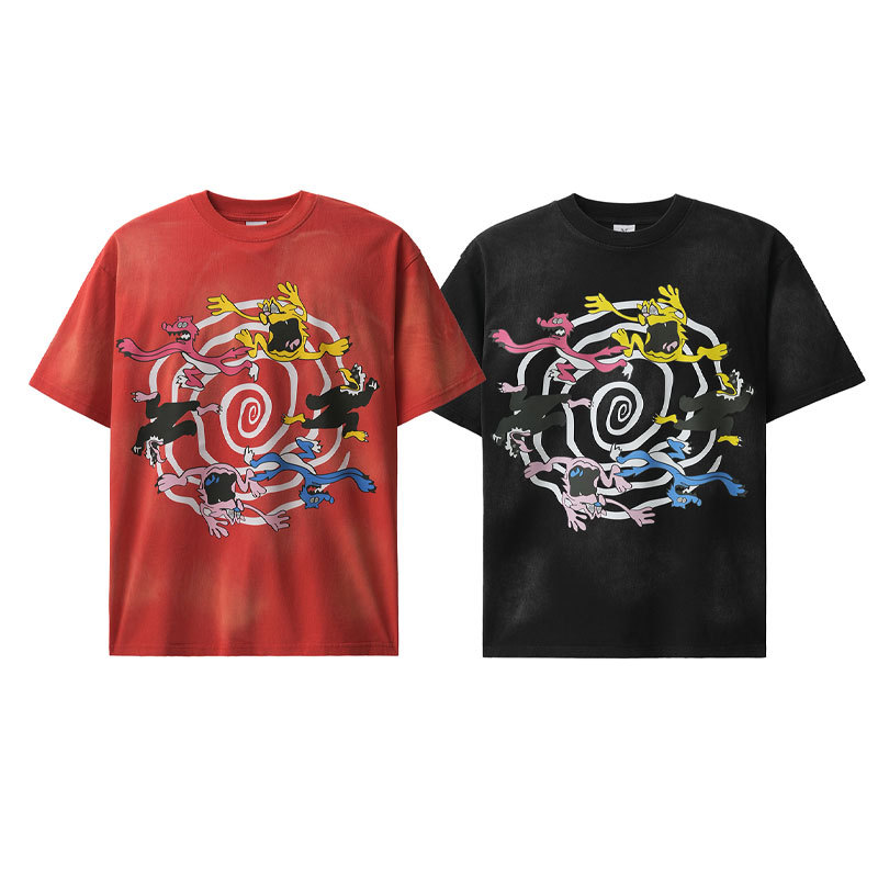 Loose fit cartoon T-shirt 56