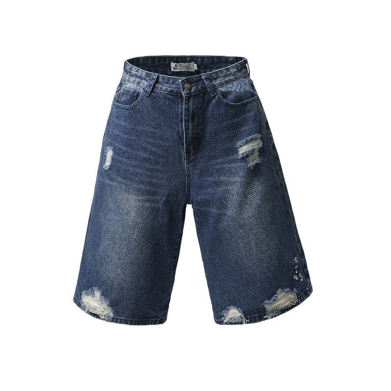 Destroyed ripped loose casual pants 59