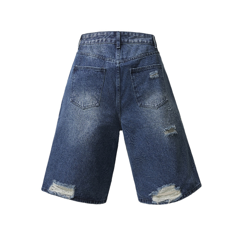 Destroyed ripped loose casual pants 59