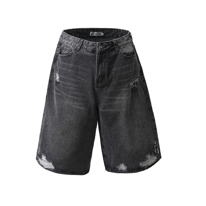 Destroyed ripped loose casual pants 59