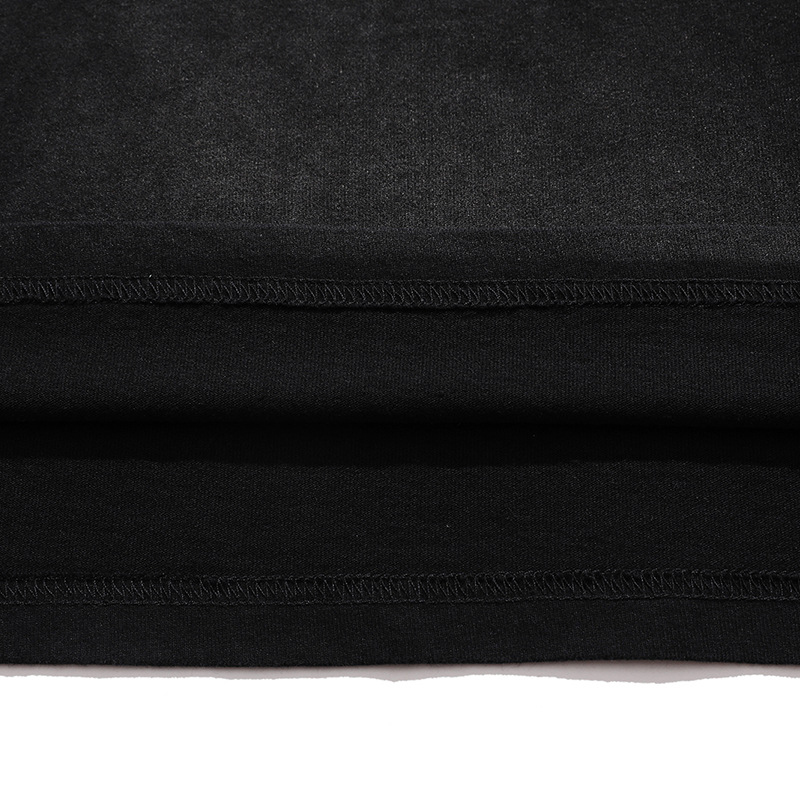Paint block short sleeve unisex loose T-shirt 47