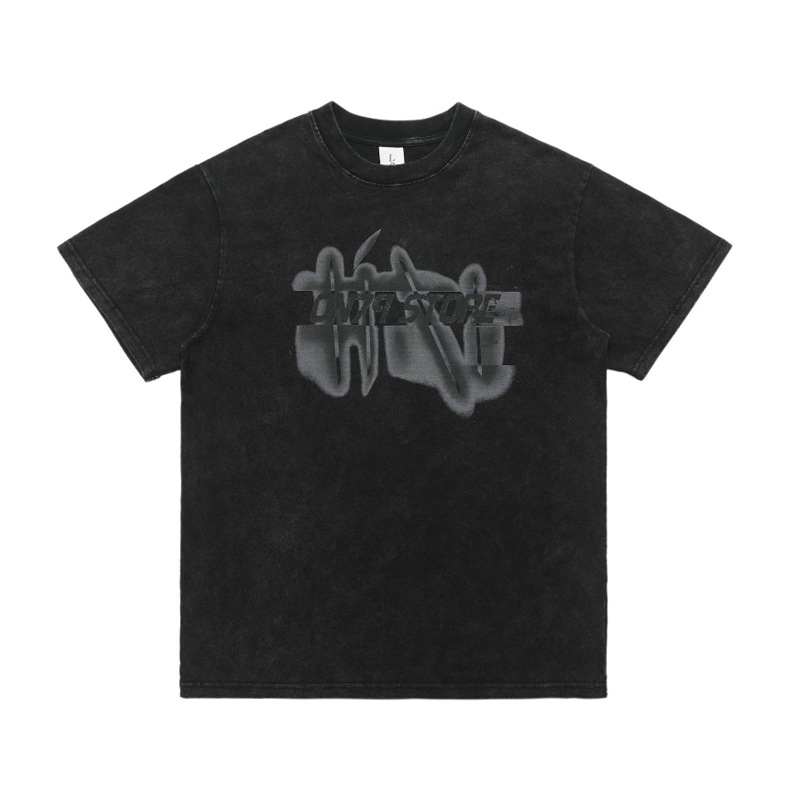 Spring and summer American style washed T-shirt trend 73
