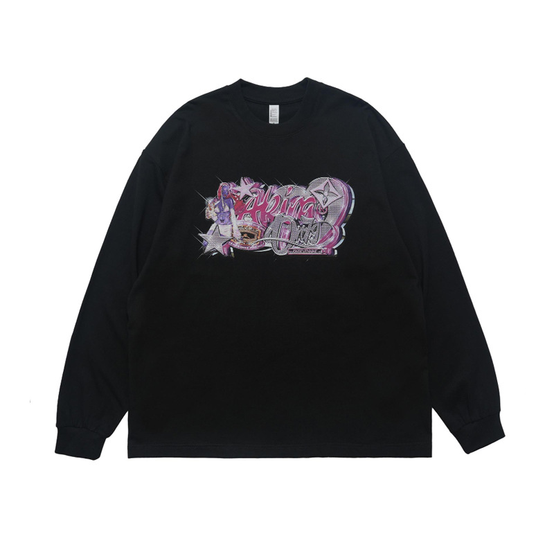 Long sleeve t-shirt men's direct printing 115