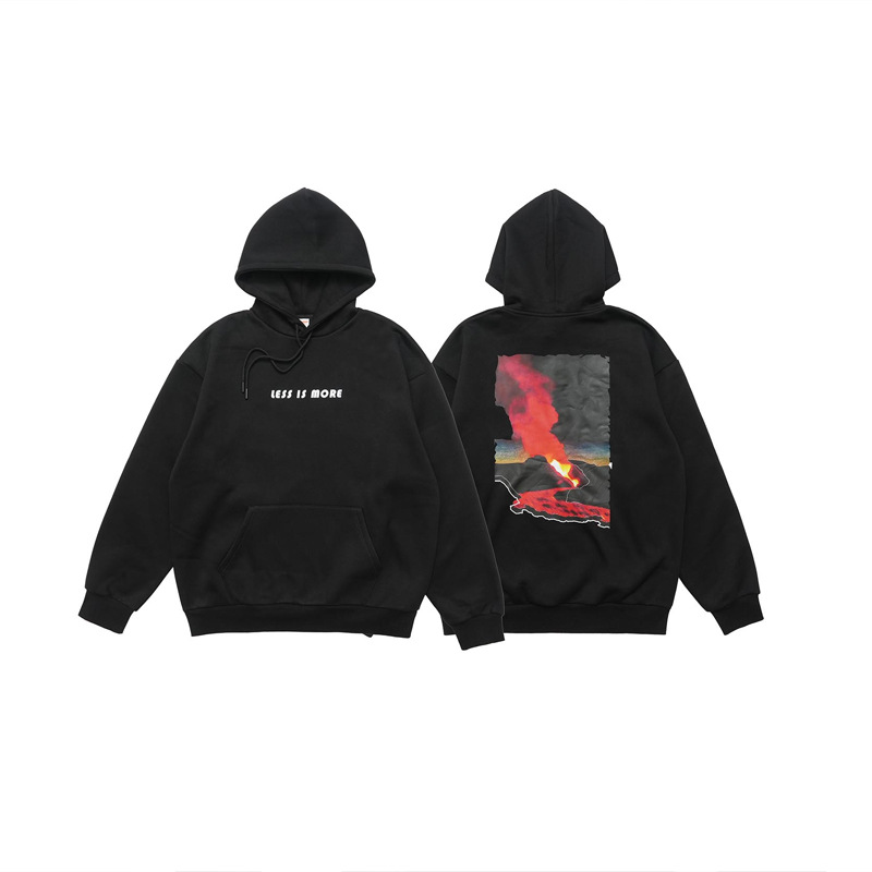 Heavy flame sweatshirt for men loose 114