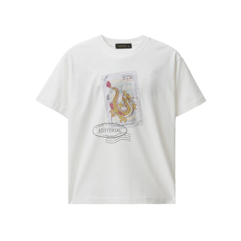 Graffiti Print Short Sleeve T-Shirt Half Sleeve Top 112