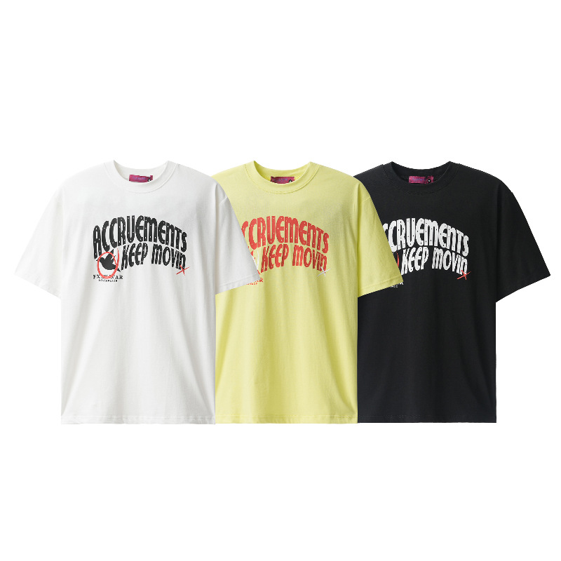 Letter short-sleeved T-shirt spring top 108