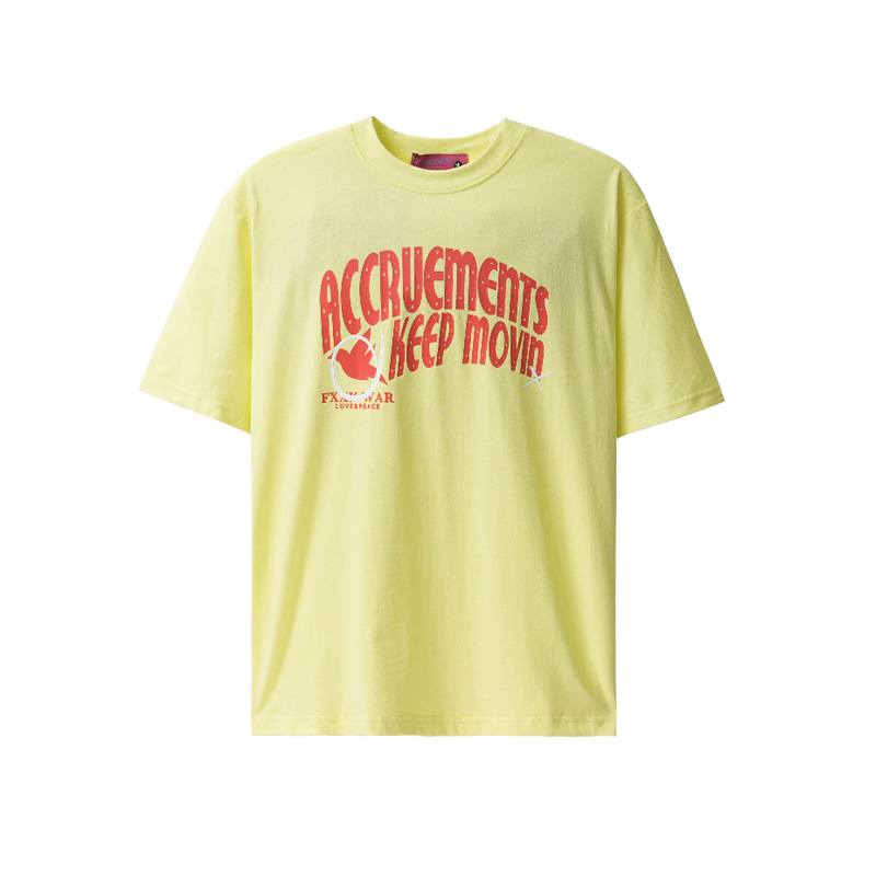 Letter short-sleeved T-shirt spring top 108