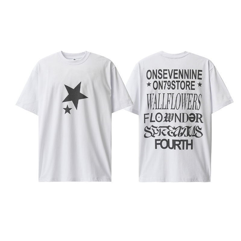 Heavy casual short sleeve T-shirt for men 121